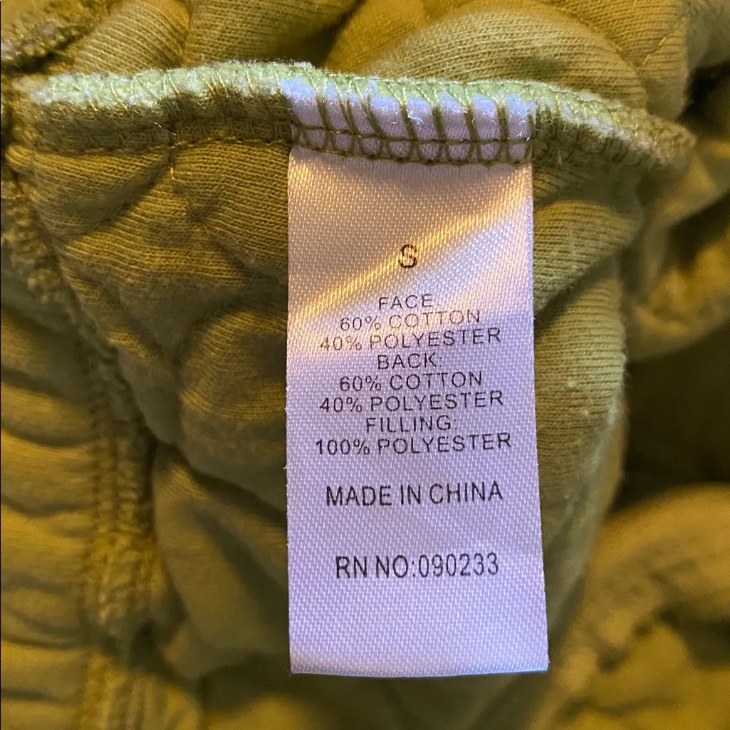 PacSun Nevada Quilted Cropped Zip Hoodie Jacket - Image 5