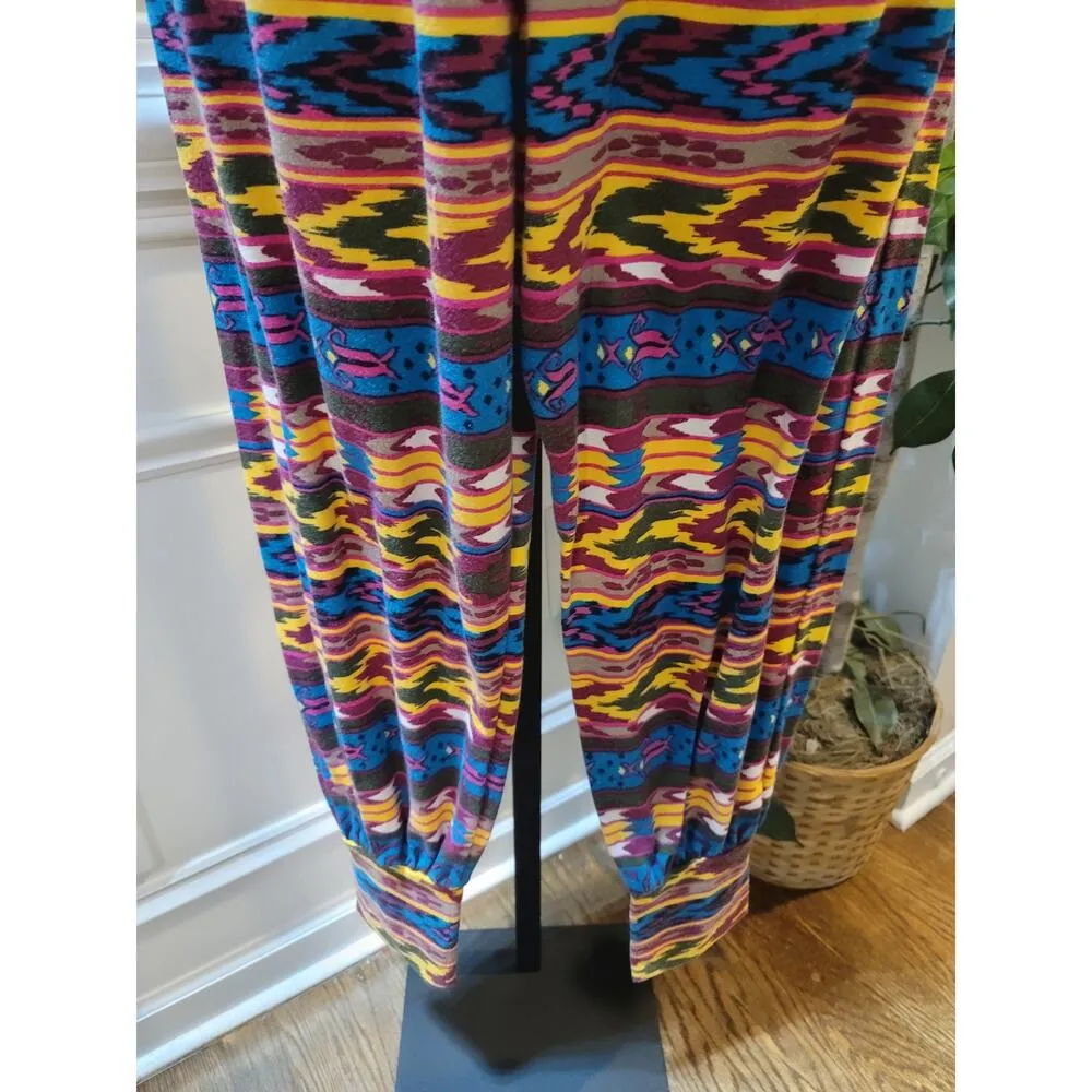 Material Girl  Jumpsuit Women's Size Large Multicolor Polyester Off The Shoulder - Image 11