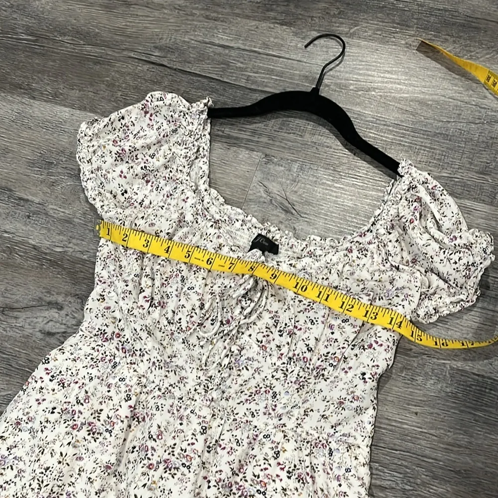 J Crew puff sleeve peasant Floral Print Women's Dress - 0 - Image 9