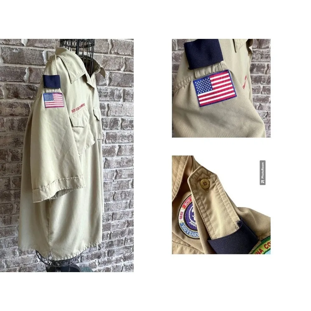 Boy Scouts Of America Uniform Shirt Ladies 42/ 44 Coastal Carolina SC 1… Size undefined - Image 6