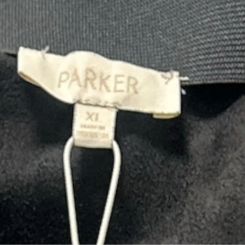 Parker Black Faux Suede Mini Skirt | Size XL | NWT Elegant Fall Staple - Image 2