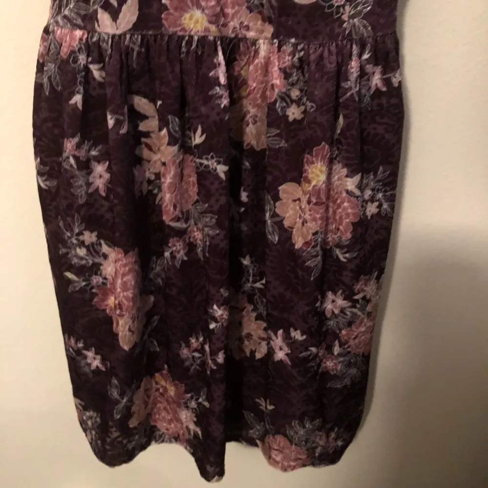 NEW Xhilaration Velvet Floral Tank Dress size medium - Image 3