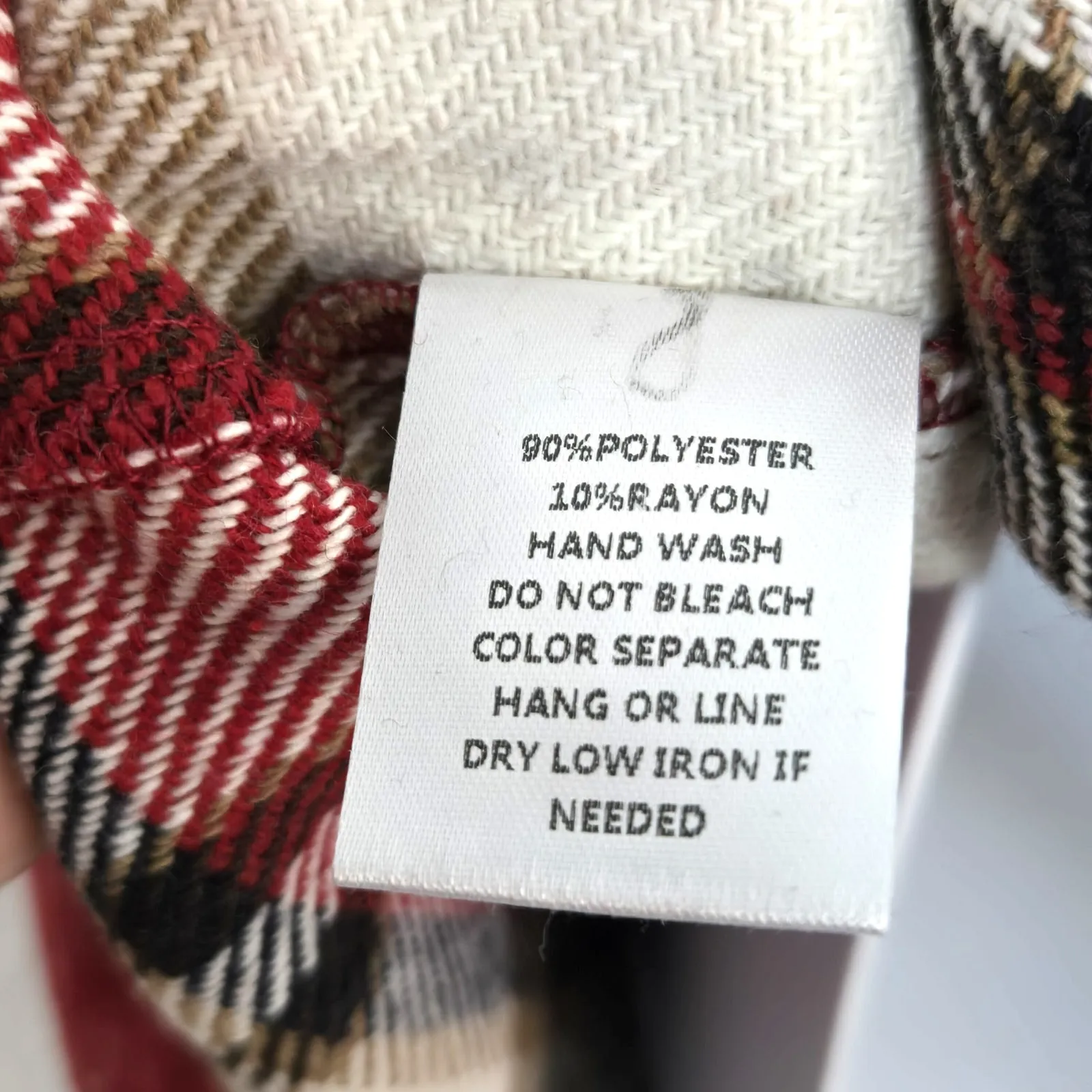 CY Fashion Shopper For Life Button Down Plaid Flannel Shacket Size 3XL NWOT Red - Image 5