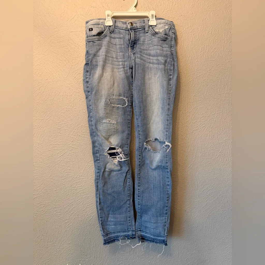 KanCan Ripped Light Blue Women's Jeans Size 27 - Image 2