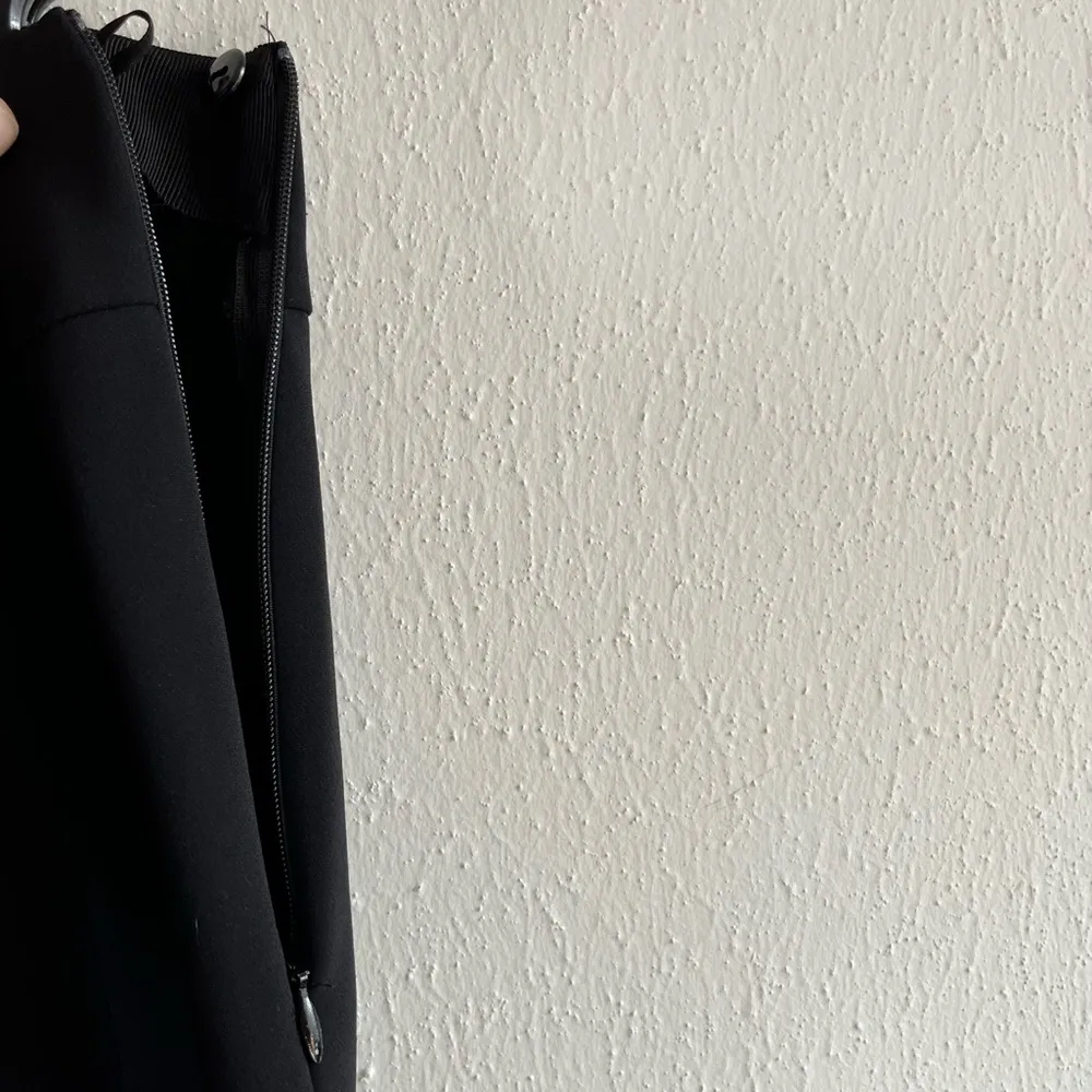 Escada Tuska Black Stretch Slim Pants Sz 38 (US 8) EUC Professional Seams Taper - Image 9