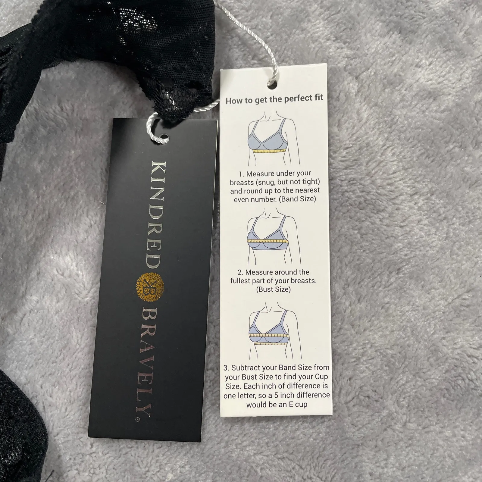 Kindred Bravely Bra Womens Medium Black Nursing Bralette Lace Racerback New - Image 7