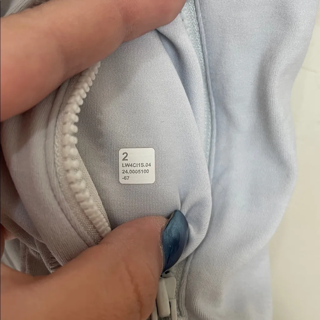 Lululemon Define Women’s Light Gray Jacket Sweater size 2 - Image 7