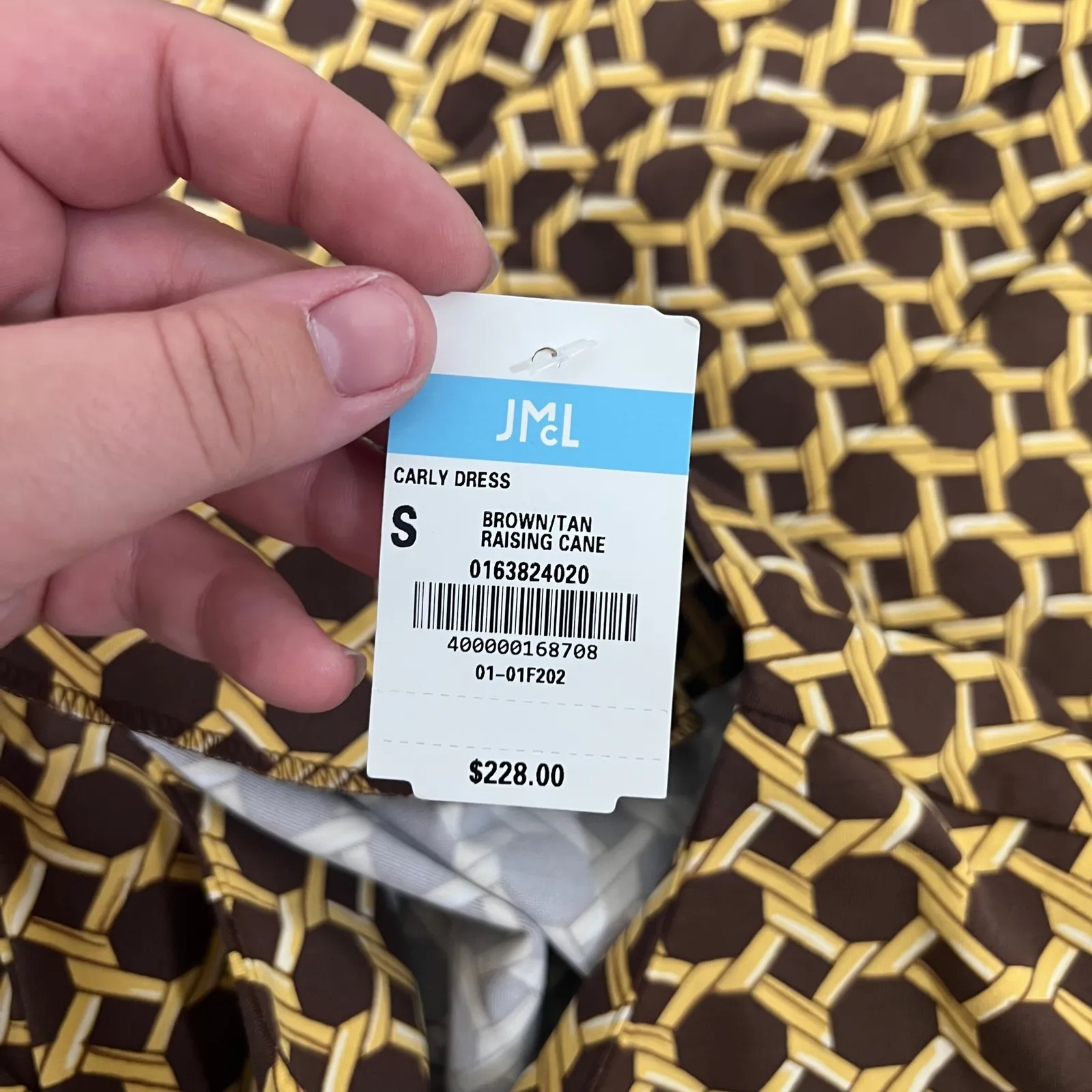 J‎ Mclaughlin Carly Dress Small NWT $228 3/4 Sleeve Knee Catalina Raising Cane - Image 4