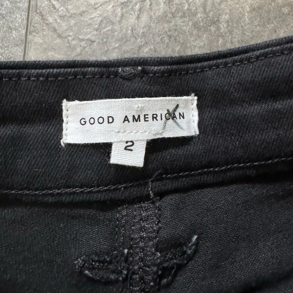 Good American Black Jeans Size 2 - Image 3