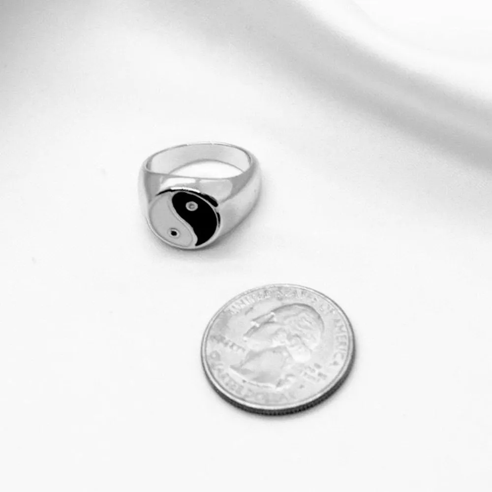 Yin Yang Ring Silver - Image 3