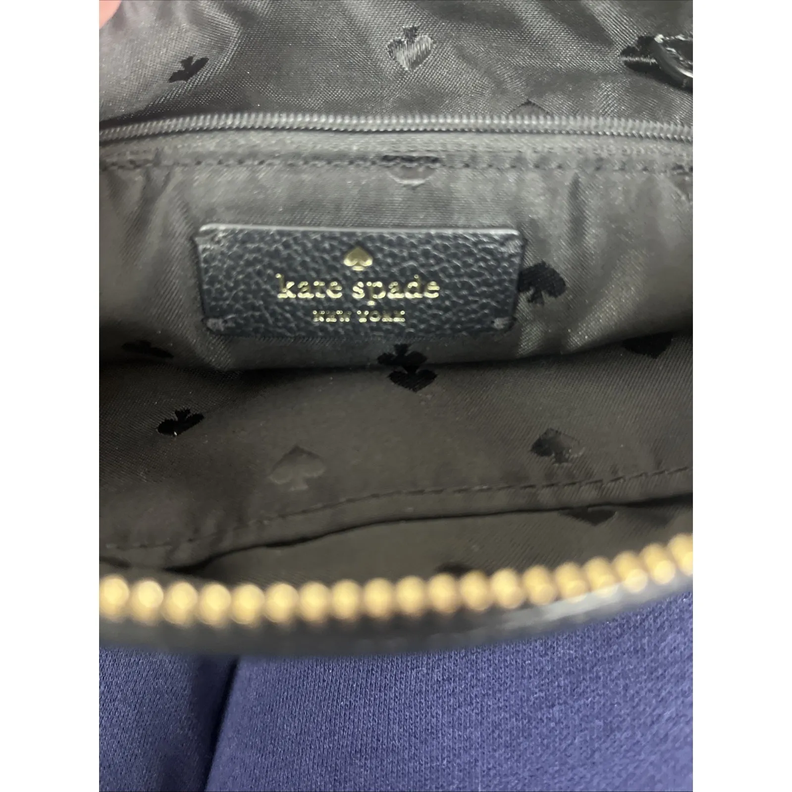 Kate Spade New York Rosie Black Pebbled Leather Crossbody Bag Purse No Coinpurse - Image 8