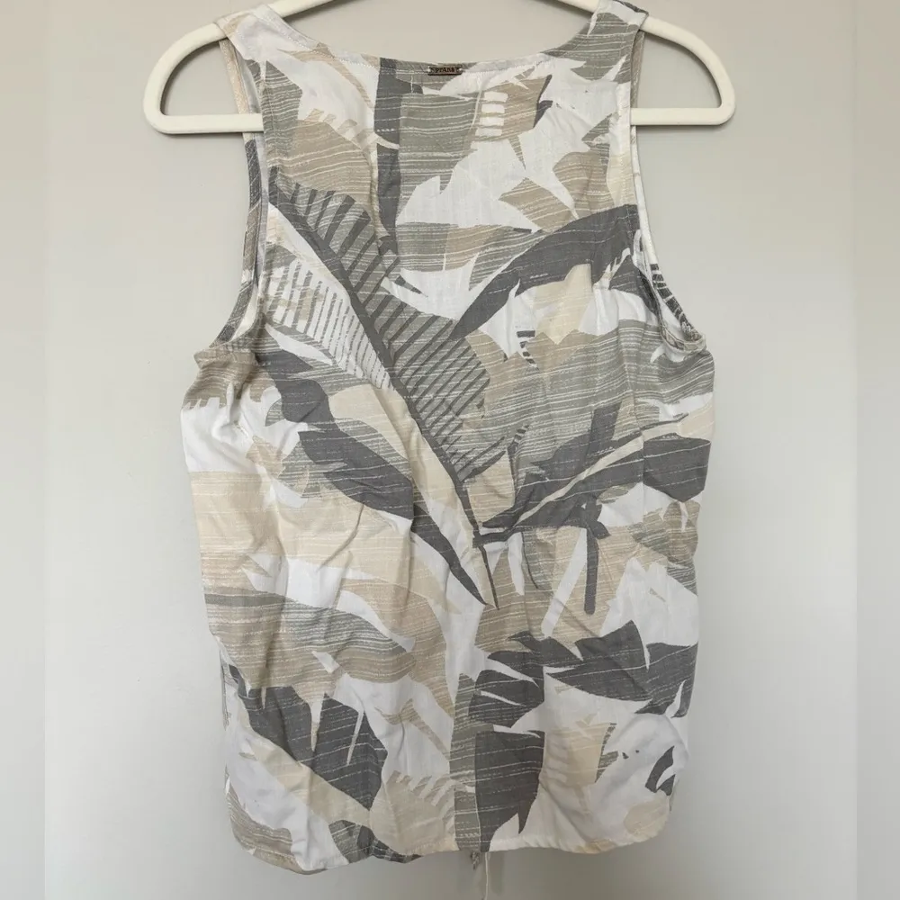 Prana McKenzie front tie tank top sz m - Image 6