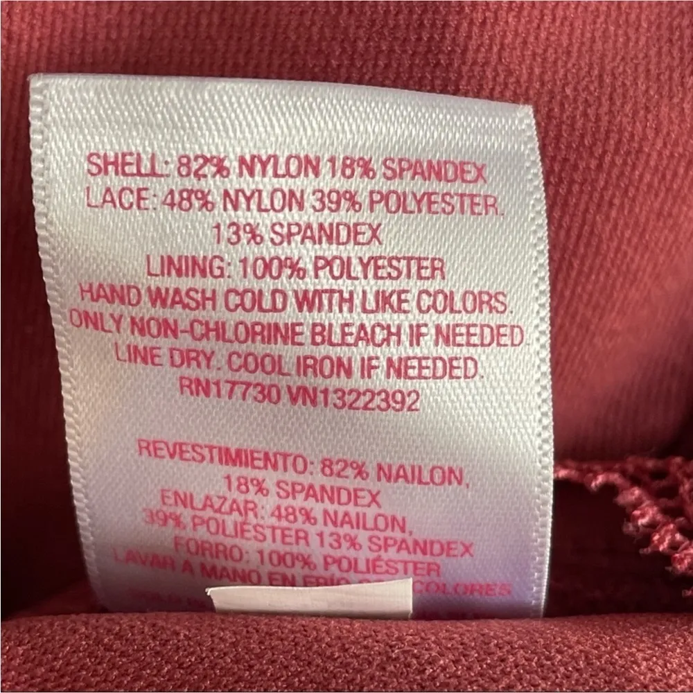 Xhilaration One Piece Lace Bathing suit - Image 10