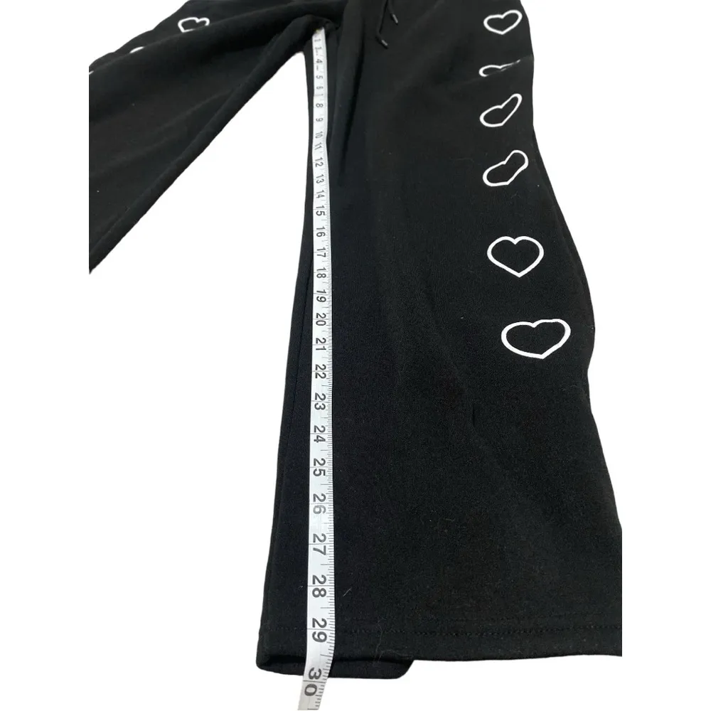 Black Heart🖤 Juniors High Rise Wide Leg Pants Sz L Never used - Image 4