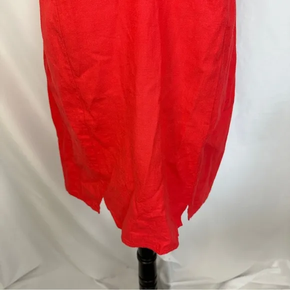 NWT Wild‎ Fable Womens Linen Blend Sundress Size XXL Bodycon Coral Orange - Image 7