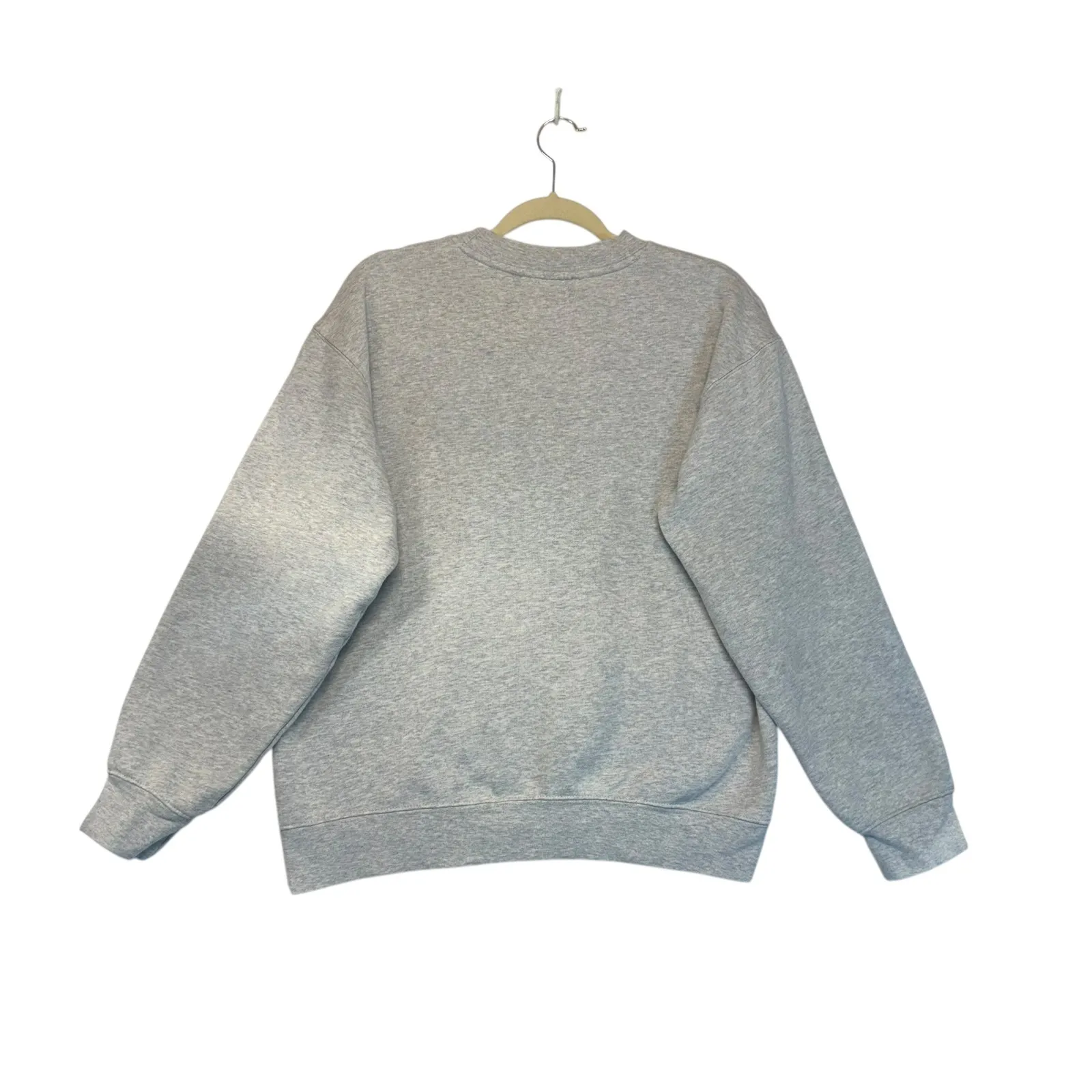 PLAYBOY Grey Sweatshirt Crewneck Pullover Fun Comfy Oversized Size M Gray Size M - Image 4
