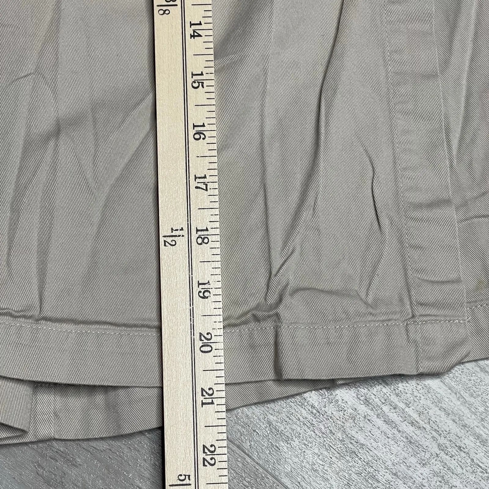 Women's 26W (3X)‎ Ivory Twill Skort Z-311 - Image 2