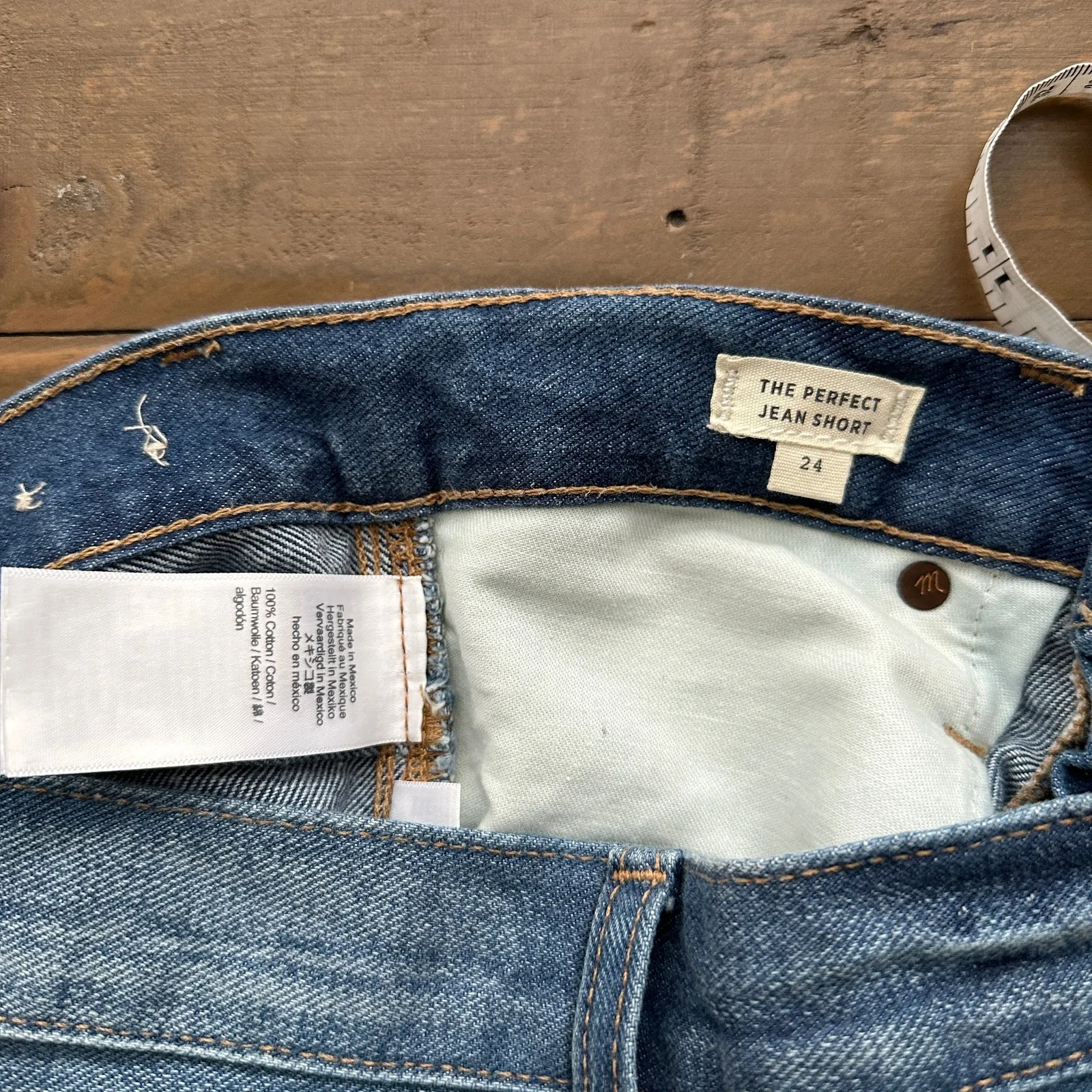 Madewell The Perfect Jean Short Ullman Wash - 24 - Image 6