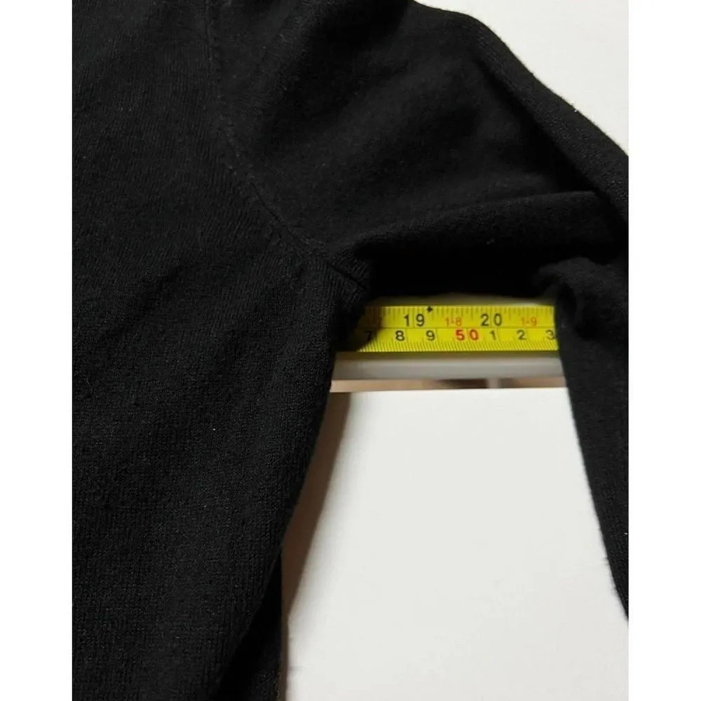 DKNY black medium cardigan Sweater women M‎ excellent CJJ-C - Image 3