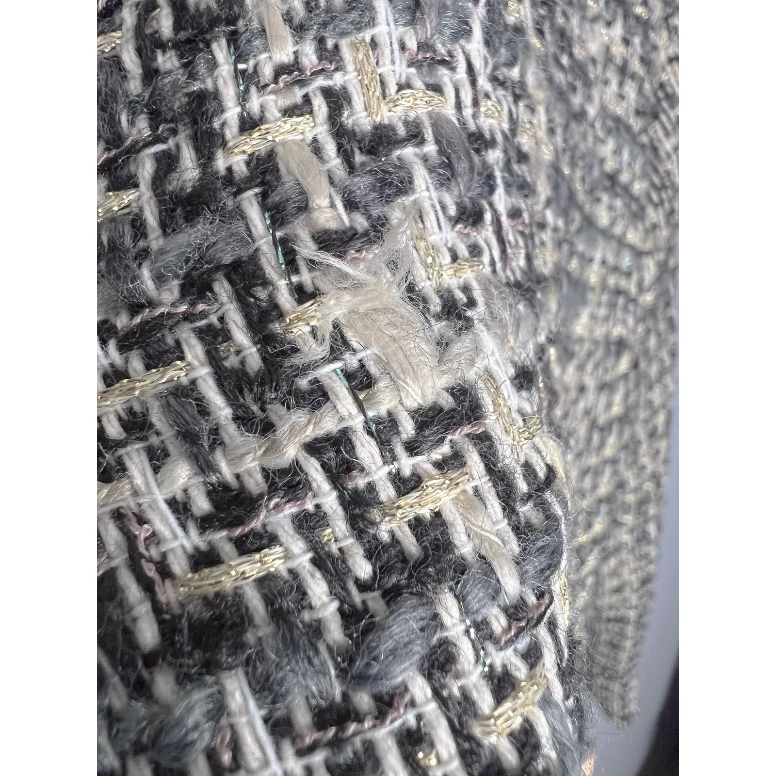 Tuckernuck Smoke and Mirrors Long Sleeve Tweed Jackie Dress Size XS - Image 5