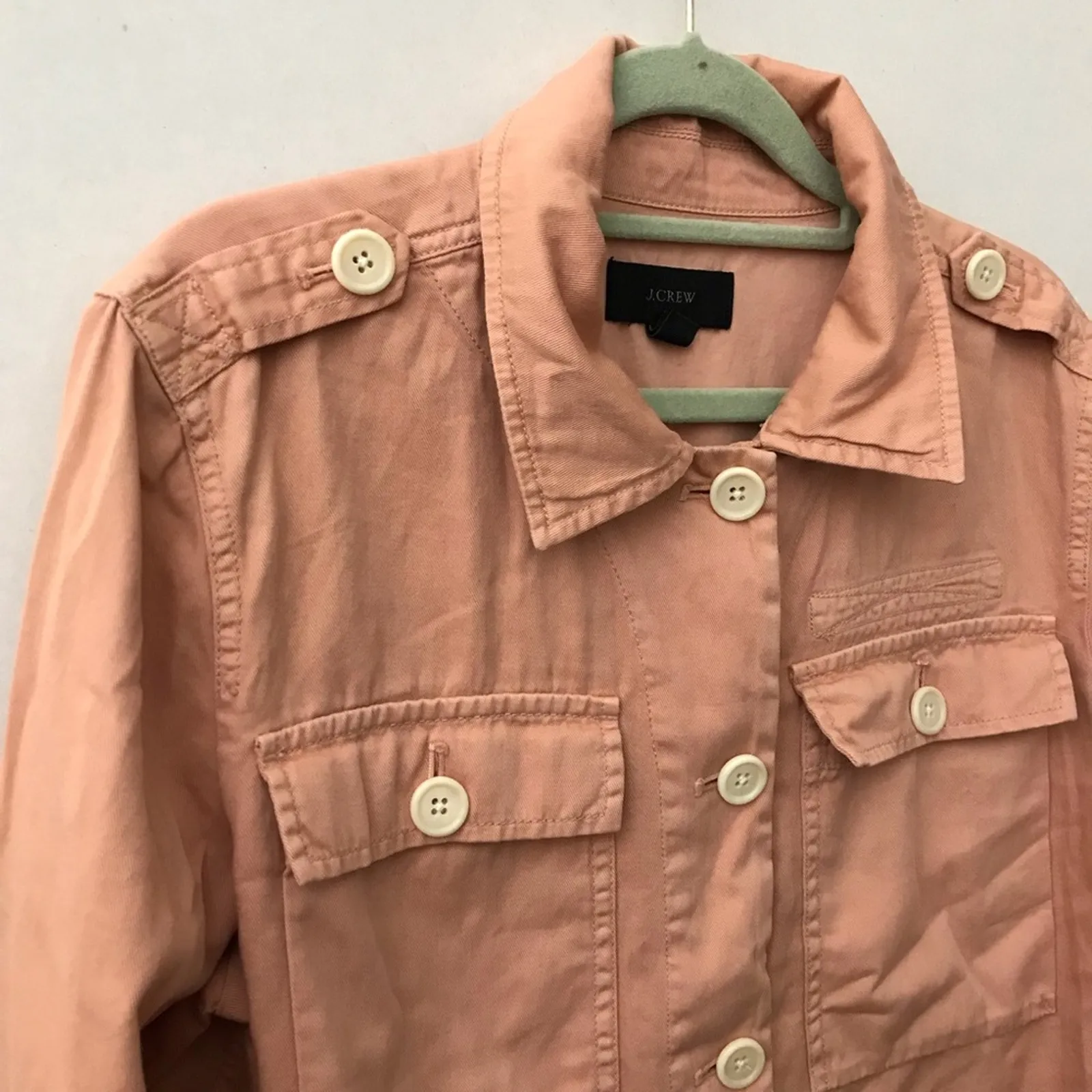 J Crew Safari Utility Shacket Shirt Jacket G0219 - Image 2
