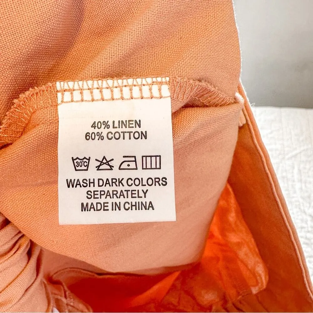 Girl and the Sun Leros Shorts NEW Coral Medium - Image 5