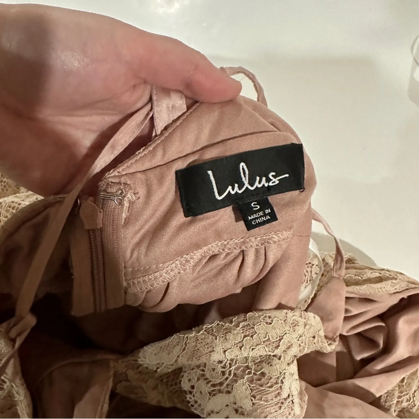 Lulus Stolen Moments‎ Dusty Pink Sleeveless Maxi Dress Size S - Image 7