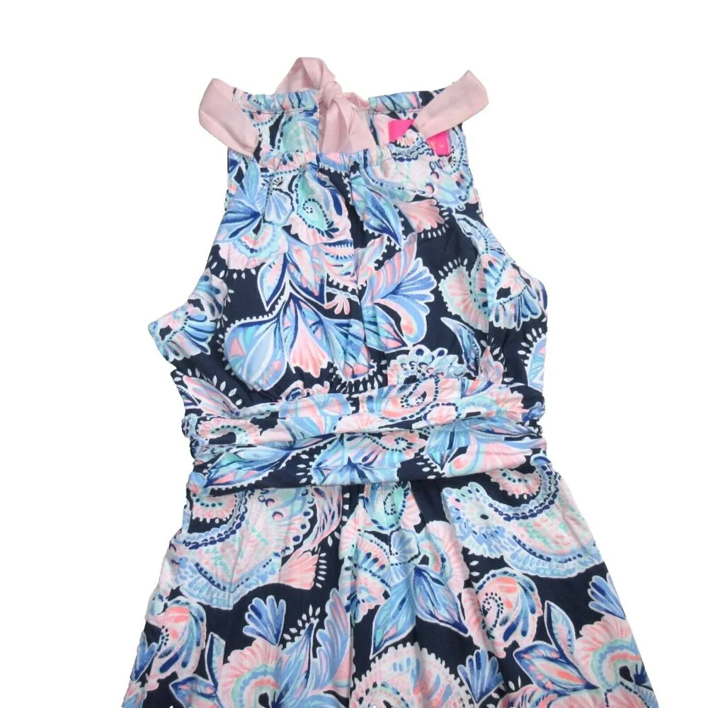NWT Lilly Pulitzer Martina Maxi High Tide Navy Holy Flockamolie Jersey Dress S - Image 3