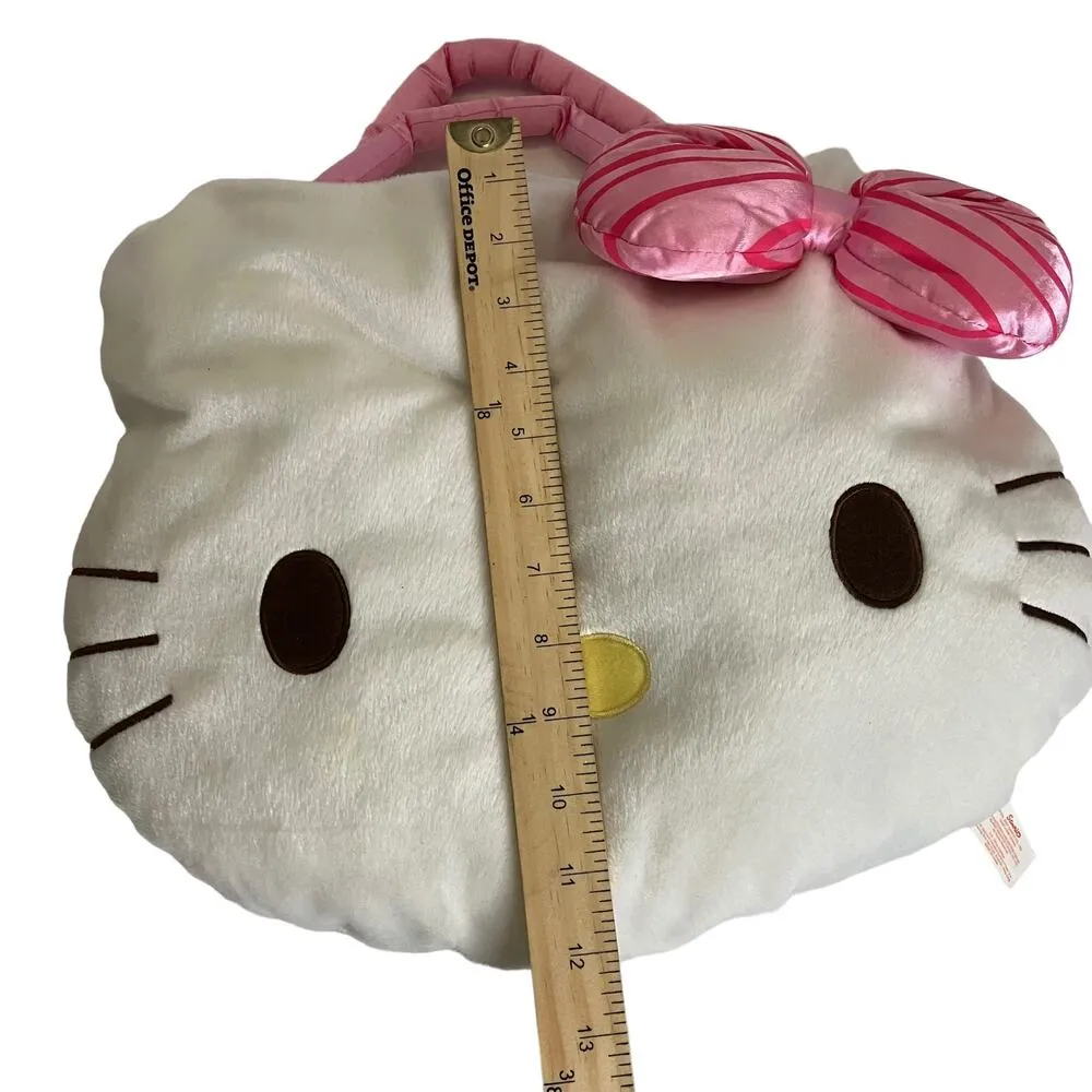 Sanrio 2007 Hello Kitty Jumbo Plush Handbag White - Image 6