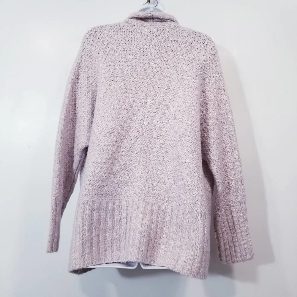 Anthropologie Angel of The North Women size XS Alpaca Blend Pink Knit Cardigan - Image 4