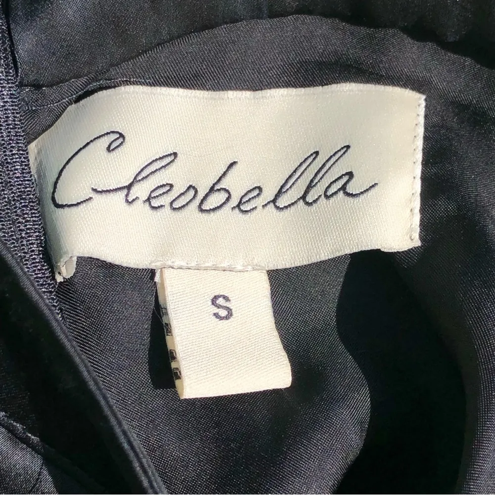 Ainsley Black Satin Wide Leg Pants S - Image 14