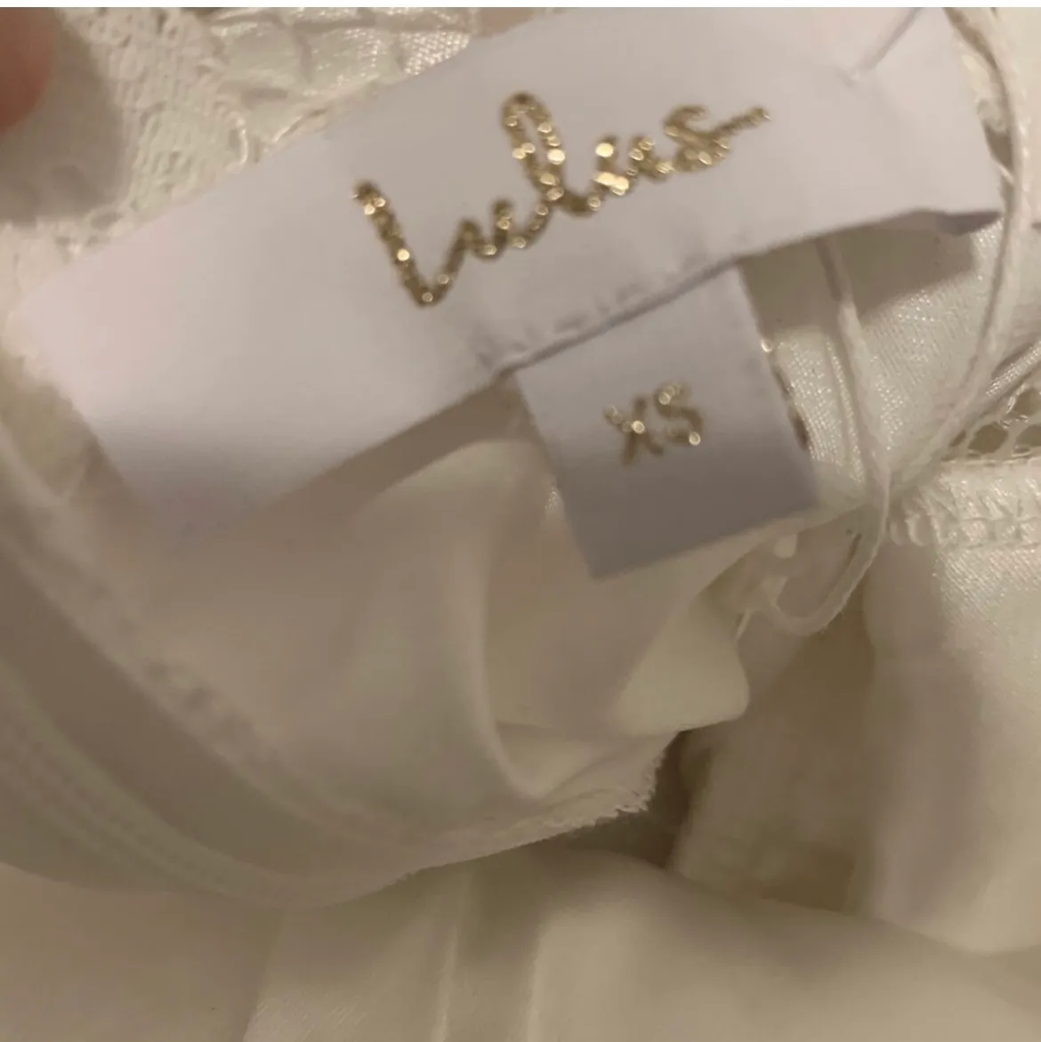 Lulu’s Forever Starts Tonight White Lace Long Sleeve Maxi Wedding Bridal Dress - Image 8