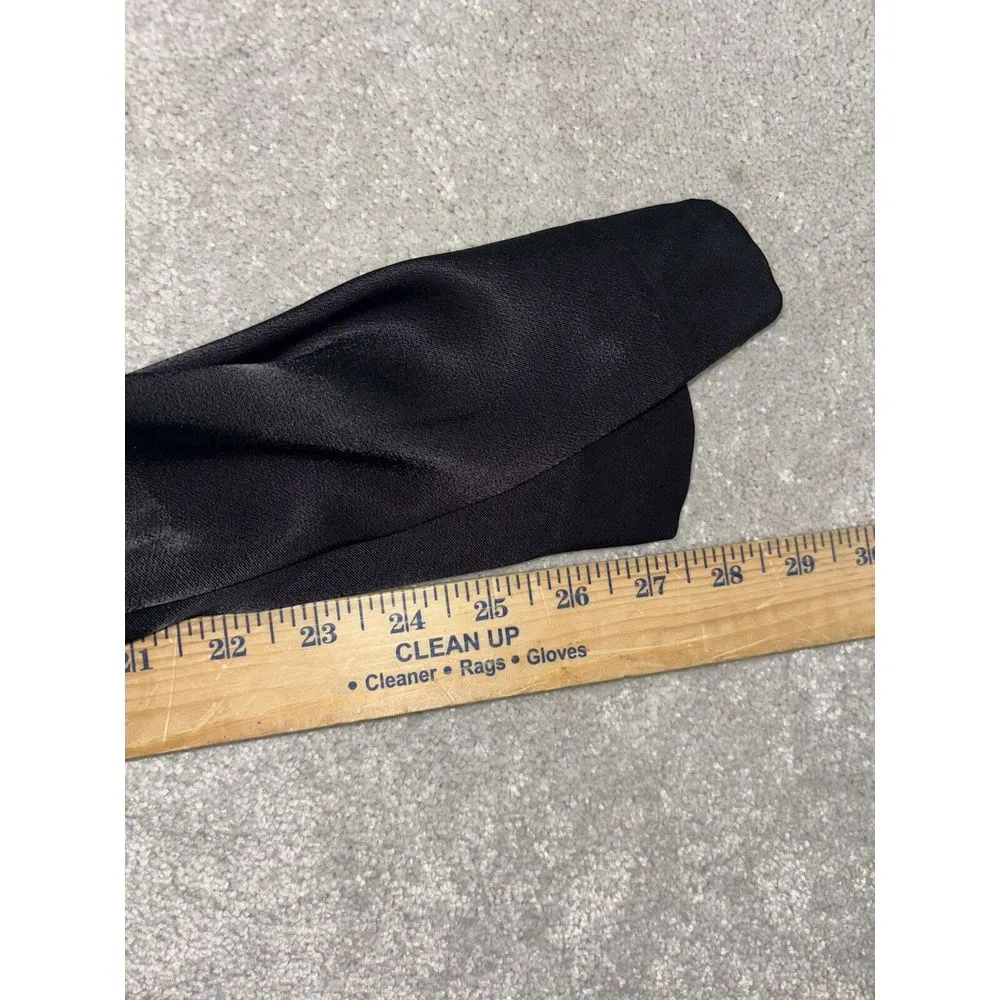 aritzia wilfred satin pants tie‎ belt black size 6 EUC - Image 10