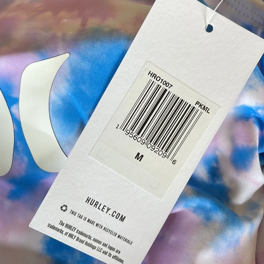 NWT Hurley Tie Dye Cutout One-Piece Swimsuit  Logo Medium - Image 7