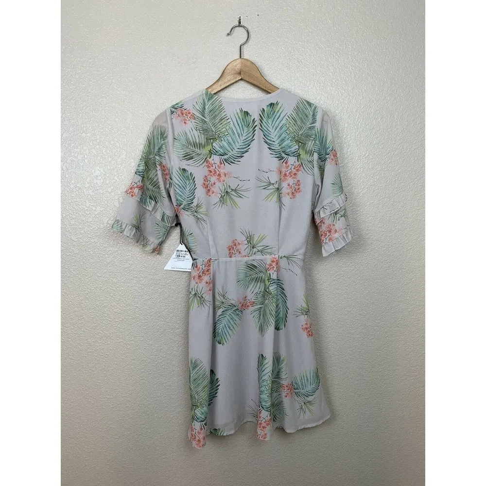 Lost + Wander Lost In Paradise Wrap Mini Dress - Image 5