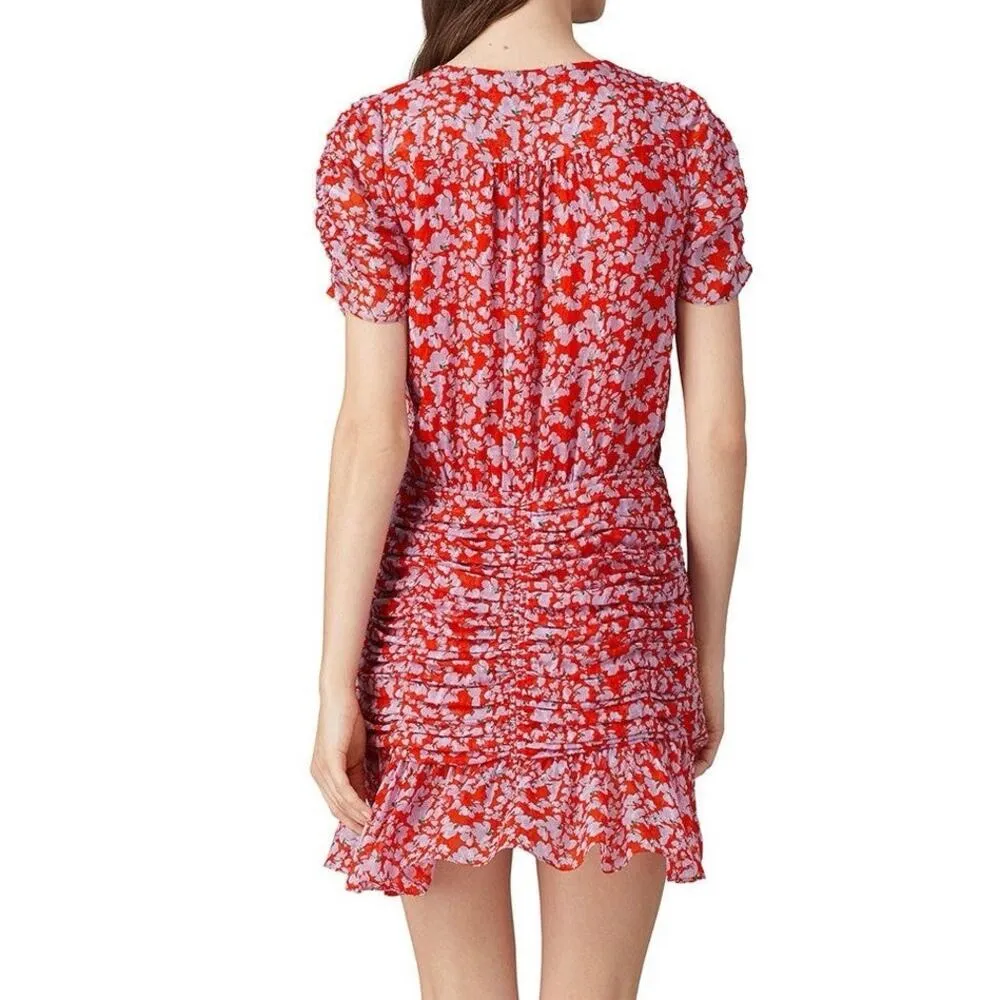 Tanya Taylor Printed Zora Silk Dress Size 8 MSRP $495 - Image 3