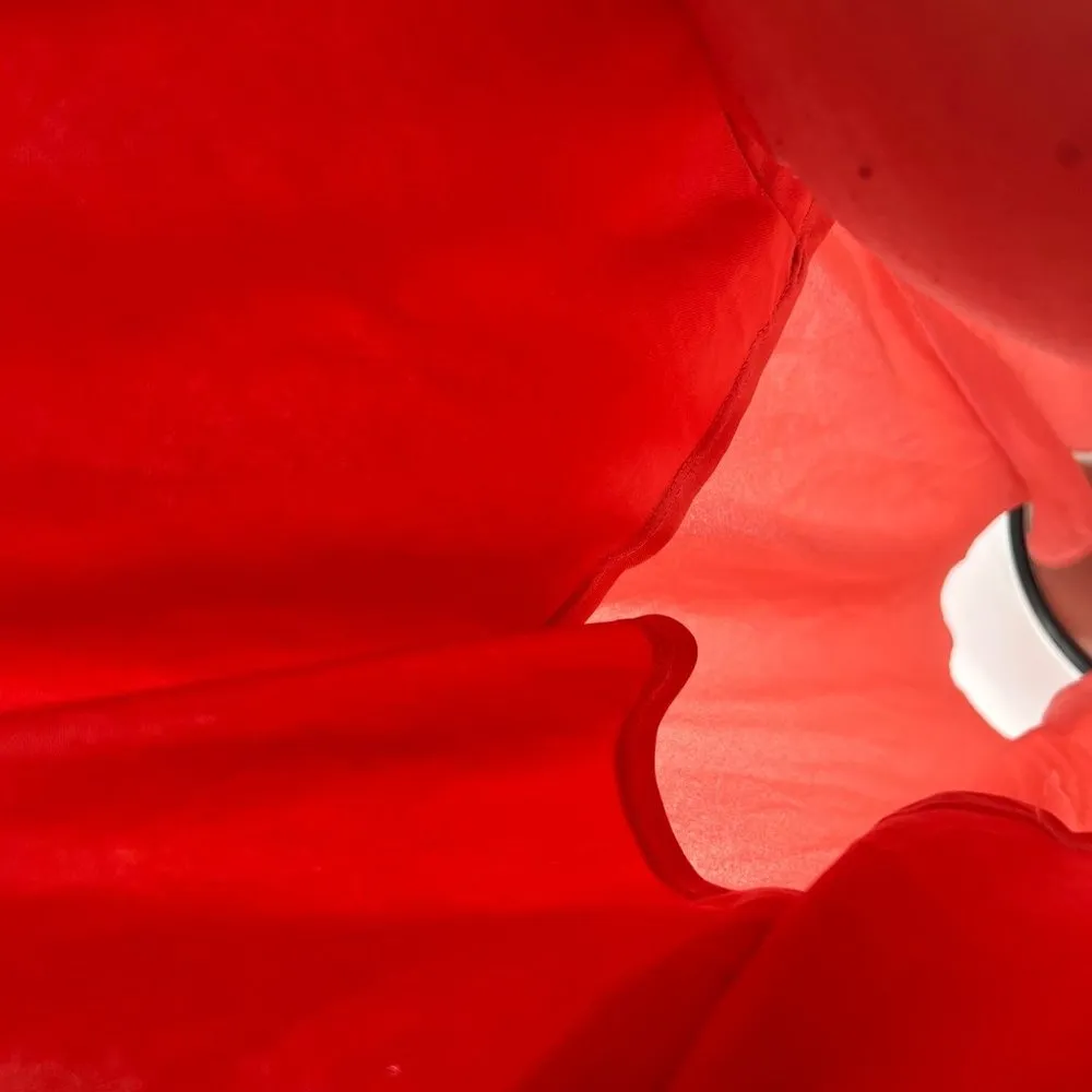 The Clothing Company Metallic Rhinestone Trimmed Maxi Dress Rose Size Medium NWT - Image 11