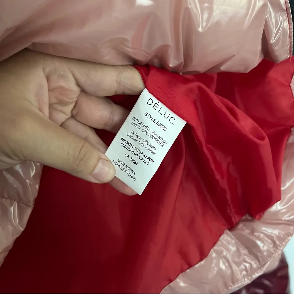 Deluc Puffer Colorful Artemis Jacket Small Red - Image 5