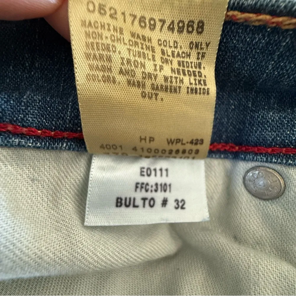 NWT Levi's Relaxed Boot Cut 550 16 Short Misses Indigo Jeans classic‎ rise - Image 14