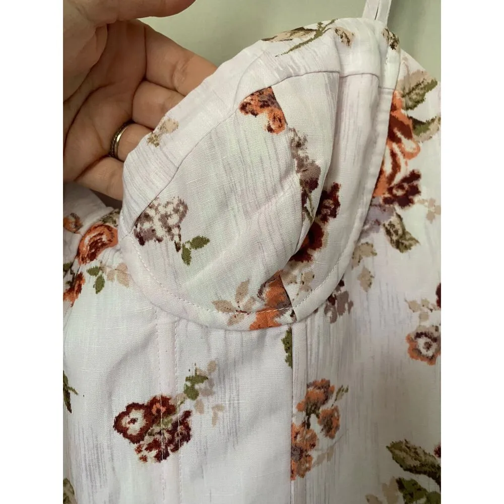 Brock Collection x H&M Pink Brocade Corset Dress Women's sz. S Sold Out Viral - Image 4