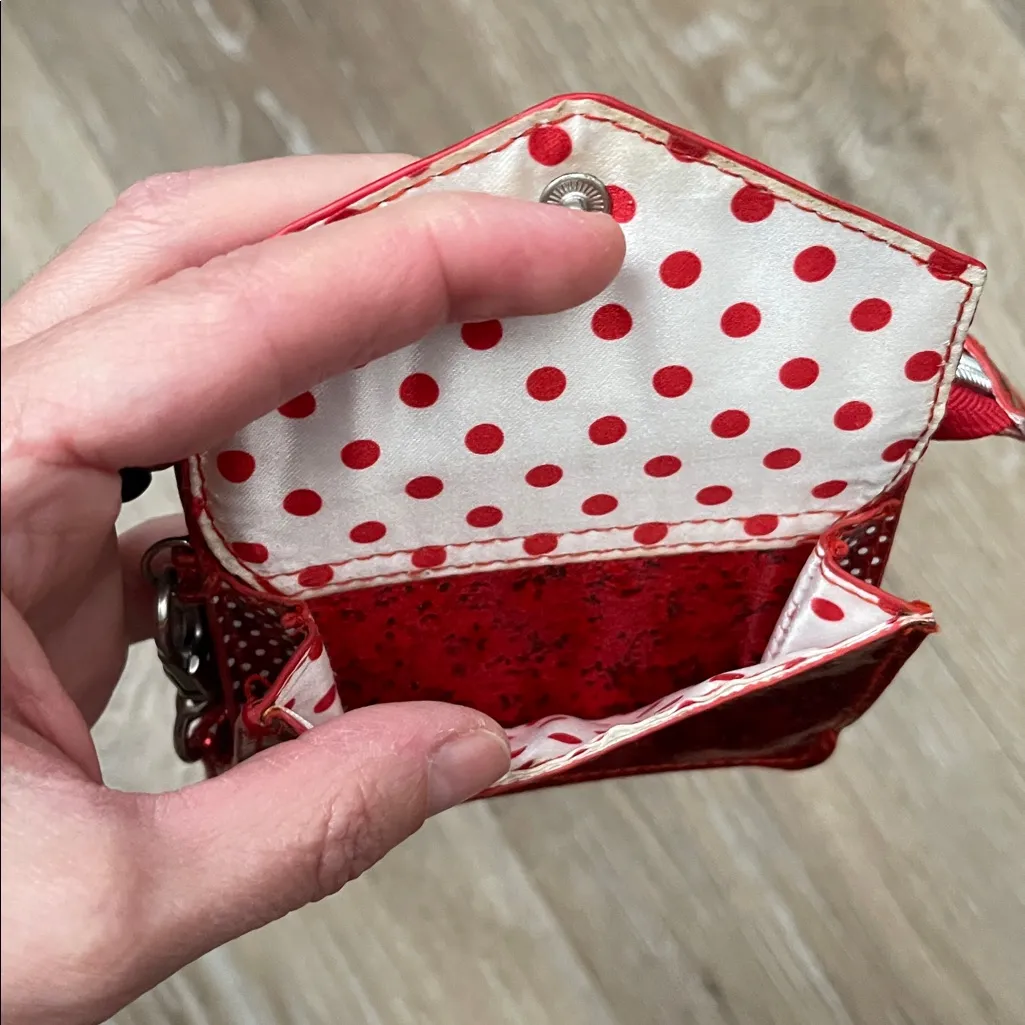 Disneyland Disney Parks Minnie Mouse wristlet coin purse wallet - Image 5