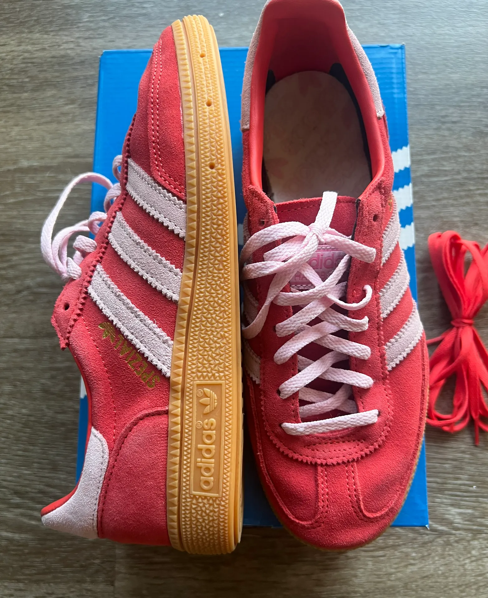 Handball Spezial “Bright Red & Clear Pink” Sneakers - Image 2