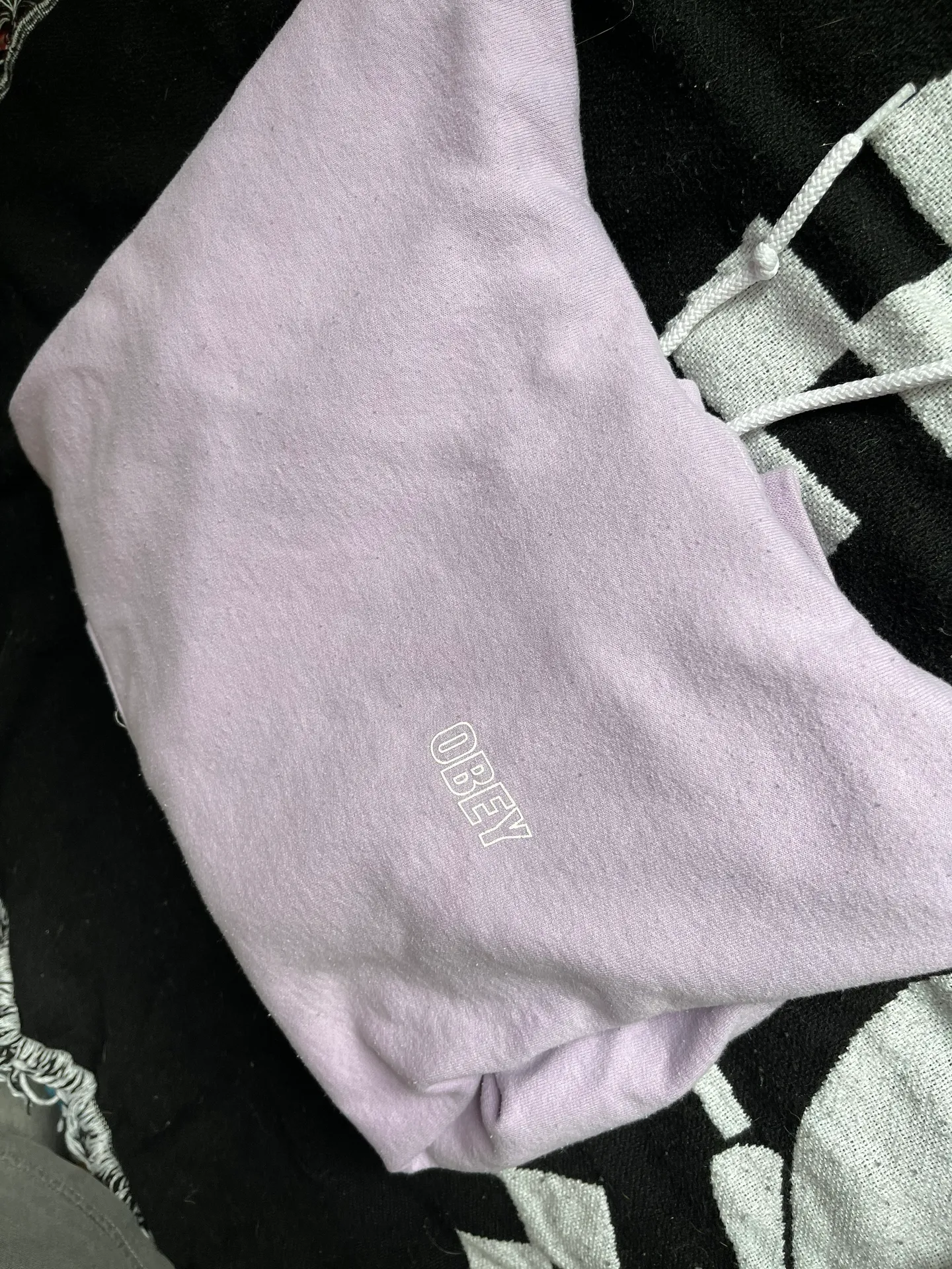 Obey Light Purple Sweatshirt - Image 2