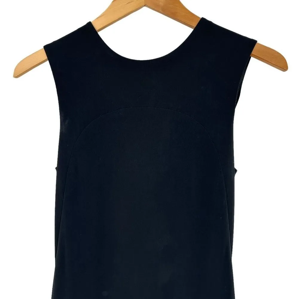 LIDA BADAY Black Jersey & Sequin Sleeveless Cocktail Dress Size Small - Image 3