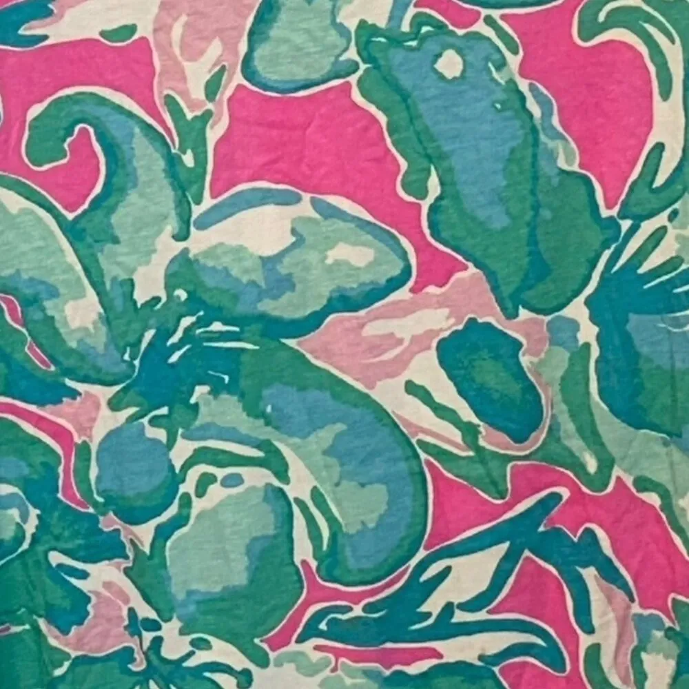 Lilly Pulitzer Alessia Tropical Pink Sands Dress XS Summer Beach Tropical Floral - Image 4