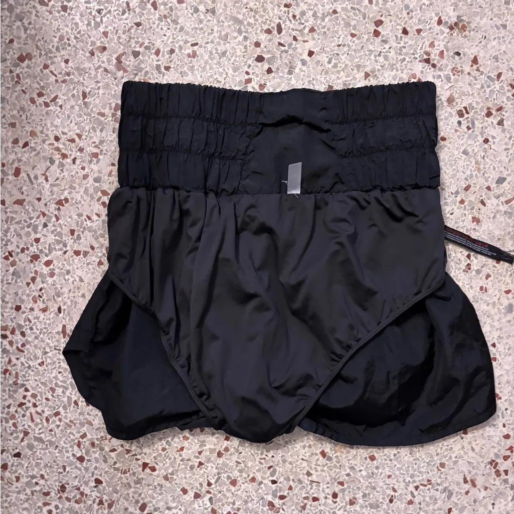 Free People Movement Shorts Black The Way Home Large Athletic Running - Image 6