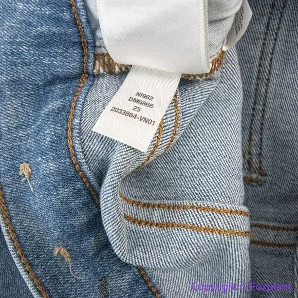 NEW Madewell Kick Out Crop Jeans in Cherryville Wash: Raw-Hem Edition,‎ 25 - Image 16