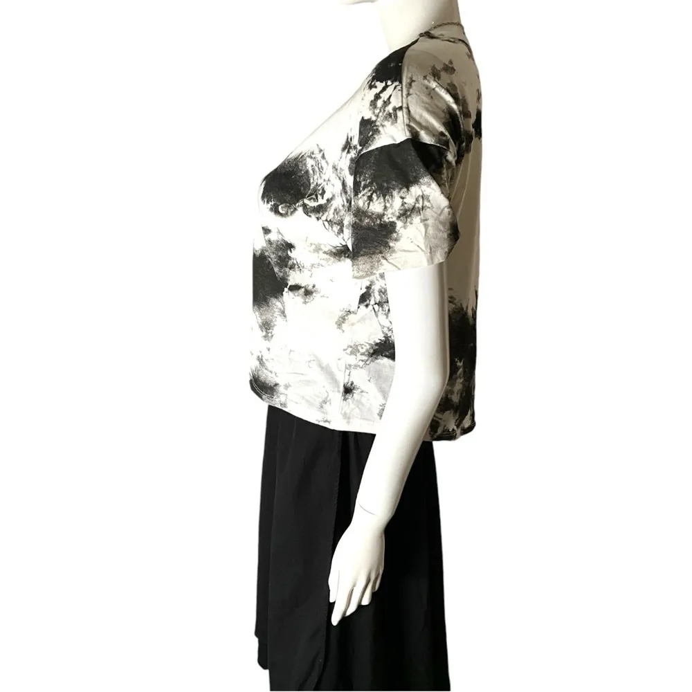 Zara‎ pull-on asymmetric black skirt medium - Image 2