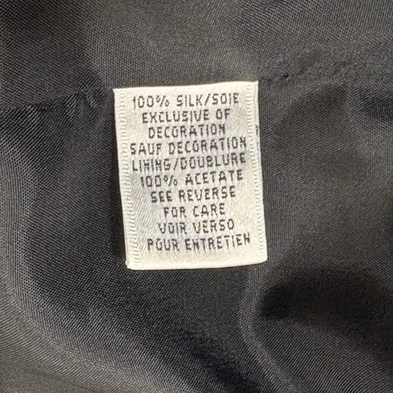 Talbots Black 100% Silk Sheath Dress Sleeveless Floral Applique Size‎ 6 Petite - Image 6