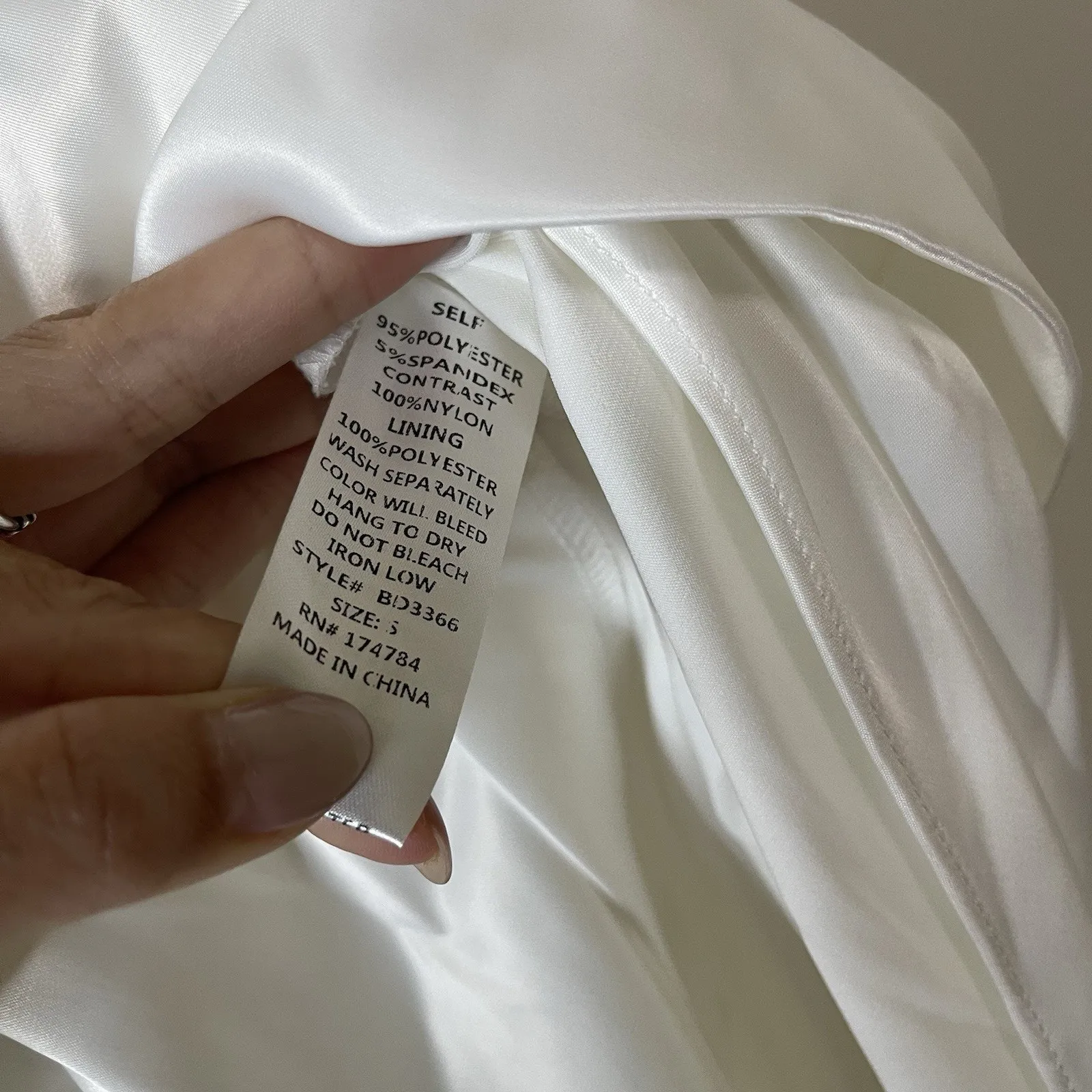 NEW! Selfie Leslie Shanice Lace Trim Sweetheart Midi Dress White slbd3366 Small - Image 7